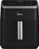 Midea MAD55000ADK Heißluftfritteuse 5,2 L Schwarz/Grau