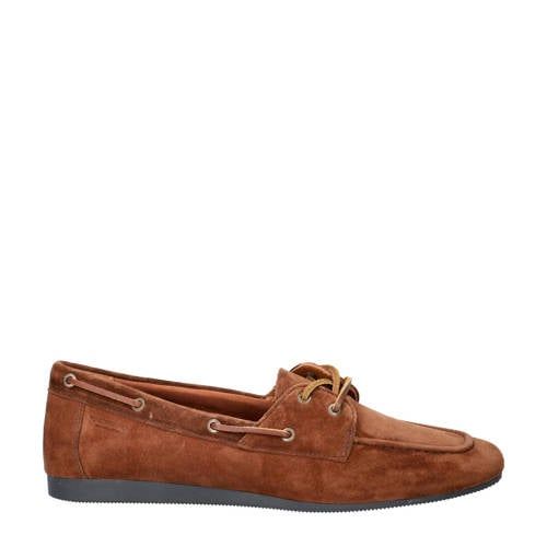 Vagabond Hillary suède bootschoenen cognac