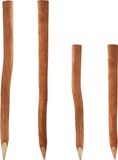 Aquagart Hazelnoothouten schuttingpalen 30 stuks, 1,5m, Ø 6-9cm