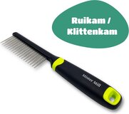 Mister Mill Ruikam - Hondenkam & Kattenkam - Langhaar & Korthaar - 20 cm