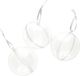 Gerimport Boules de Noël - 6 pièces - 8 cm - Transparent