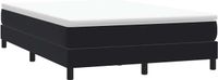 vidaXL Boxspring zonder matras, fluweel, zwart, 160x210 cm
