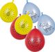 Boland 12x Disco themafeest ballonnen - ca. 25 cm - Feestversiering en decoraties