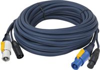 DAP Audio Câble Powercon + DMX, 6 mètre