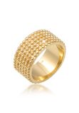Elli - Ring - Basic Bandring Dots Trend Cool 925 Zilver - Dames