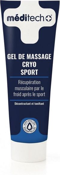 Meditech+ Sport Cryo-gel Massage - 250 ml - Récupération musculaire après le sport
