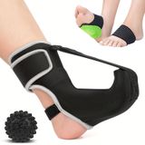 Merkloos Icecat Attelle de nuit pour fasciite plantaire avec balle de massage