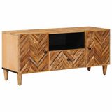vidaXL Opbergkasten Bruin 105 x 33,5 x 46 cm Massief Mango Hout