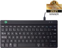 R-Go Tools Compact Break Toetsenbord - Ergonomisch - USB - AZERTY (FR) - Zwart