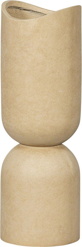WOOOD Mosi Vaas/Plantenpot Fiber Clay Beige 75x25 cm