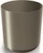 Prosperplast Plantenpot/bloempot Babylon - kunststof - titanium grijs - D29 x H29 cm
