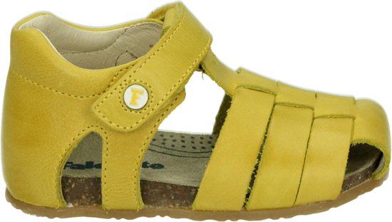 Falcotto ALBY - Kinderen Sandalen Jongens - Geel - Maat 23 - Wandelsandalen - Leer