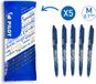 Pilot FriXion Ball uitwisbare pen - 0,7mm - 5 stuks - blauw