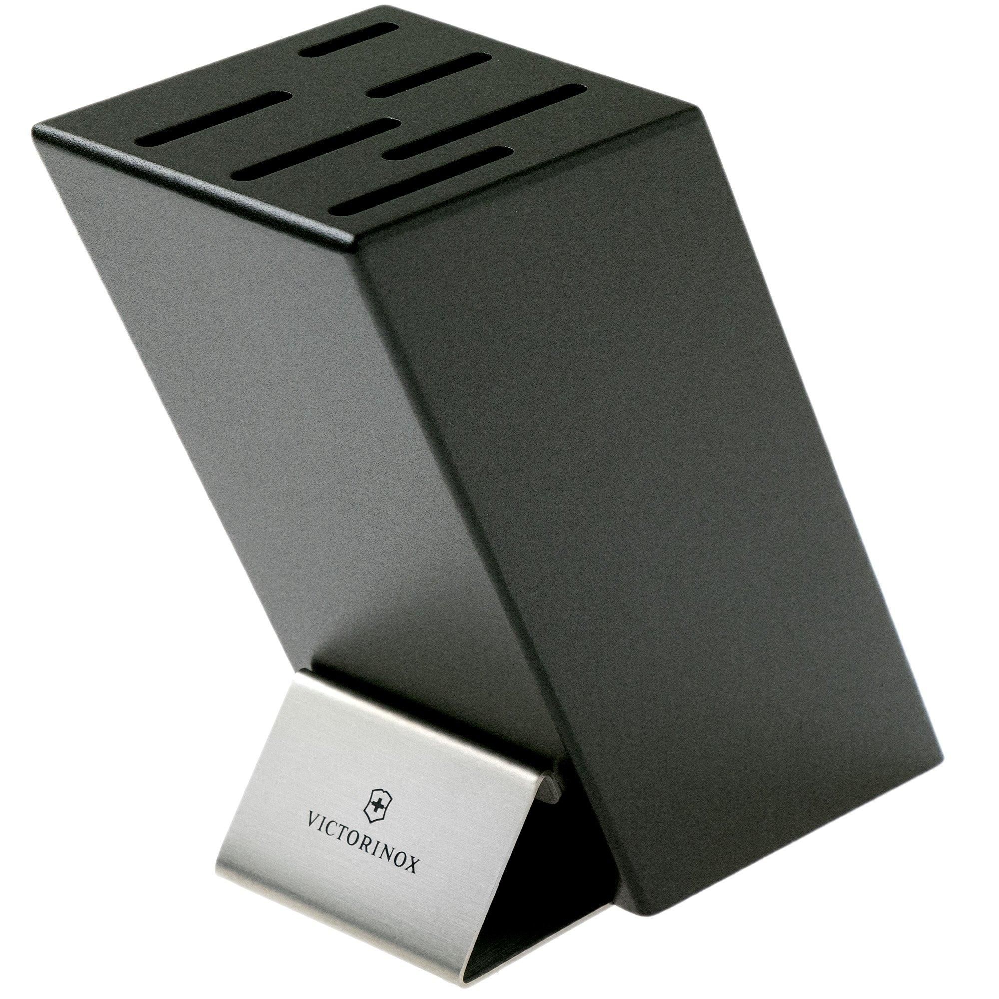 Victorinox Swiss Modern messenblok - zwart leer - 7-7086-03