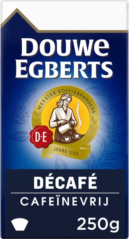 Douwe Egberts Decafe - Cafeïnevrije Filterkoffie - 250g
