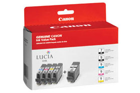 Canon PGI-9, PGI-7 multi pack / cyaan, geel, magenta, zwart