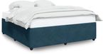 vidaXL Bedframe Fluweel Blauw 180x200 cm