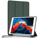 BXGH Case voor iPad Pro 11-inch model 2022/2021/2020/2018, compatibel met pen, bescherming met automatisch wakker worden/slapen (donkergroen)