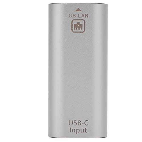 ciciglow Gigabit Ethernet-internetadapter, Ethernet-adapter Geen Stuurprogramma Gebruik Eenvoudig Type-C-interface USB-C Ethernet-adapter voor Telefoons Computers Tablets