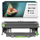 Evoke Brother DR-1150 Drum Unit - Black, 10000 Pages, Compatible with HL-L1240W, HL-L1242W, HL-L1240