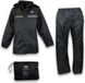 Infinity Goods Combinaison de pluie - Noir - Taille XXXL - Imperméable et respirant - Réfléchissant