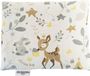 AromaVera Kersenpitkussen hert - 20 x 25 cm - grijs met gekleurde dierenprint