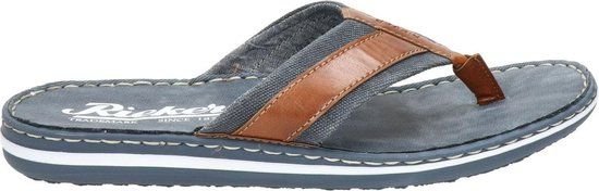 Rieker heren teenslipper - Bruin - Maat 45