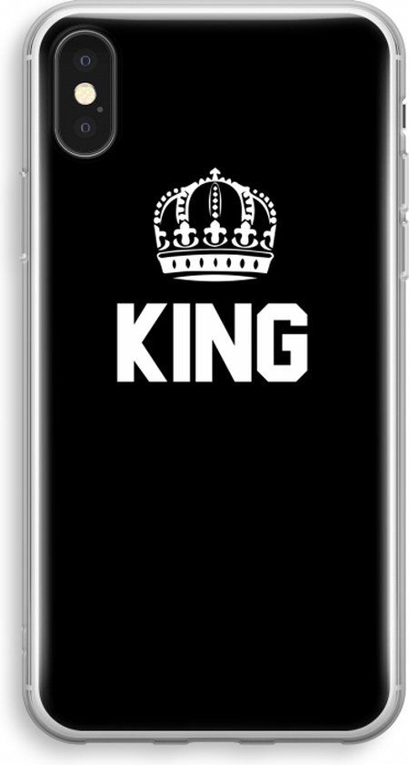 Case Company® iPhone XS Case - King Black - Soft Cover