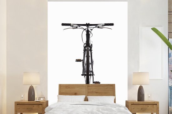 Nr1Wallpaper Behang - Fotobehang Een vooraanzicht van een mountainbike fiets - Breedte 200 cm x hoogte 300 cm