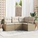 Maison Exclusive - Ensemble de salon exclusif - Canapé 4 places. Rotin synthétique beige et blanc