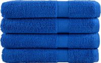 vidaXL - Saunadoeken - SOLUND - 4 stuks - 600 g/m² - 80x200 cm - groen