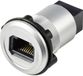 TRU COMPONENTS Connecteur RJ45/CAT5 en applique, femelle/femelle, plastique, argent TC-14378444 Connecteur RJ45/CAT5 en applique Argent 1 pièce(s)