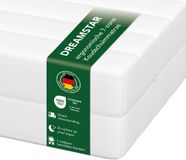 DREAMSTAR Matelas en mousse HR ergonomique 7 zones | 100 x 200 cm | 21cm | H3 & H4 | Easy Flex