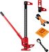 Wiltec Farm Jack – Ensemble polyvalent pour SUV/Offroad, cric jusqu'à 3000 kg avec plaque de support, adaptateur de levage de roue, adaptateur de pare-chocs, fixation de treuil et de pince