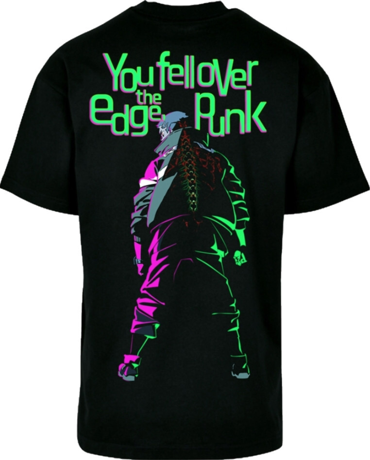 Devplus cyberpunk edgerunners - oversized neon punk t-shirt