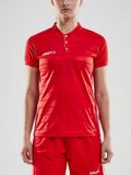 Craft Pro Control Shirt Korte Mouw Dames - Rood | Maat: M