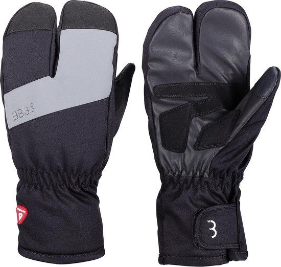 BBB Cycling SubZero 2 x 2 Winter Fiets Handschoenen - Waterdicht & Winddicht - Zwart - XXL