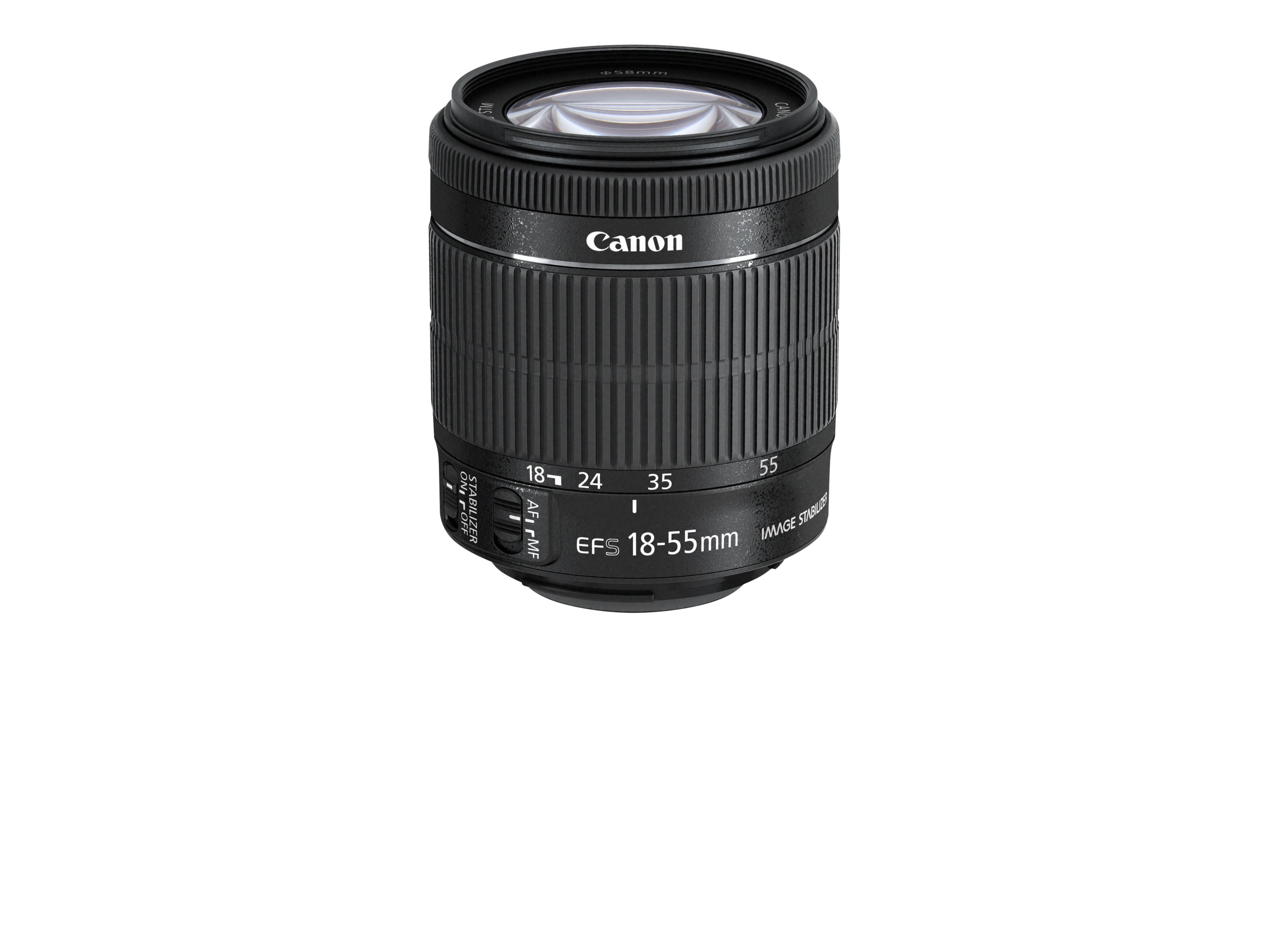 Canon EF-S 18-55mm f/3.5-5.6 IS STM Lens - Black