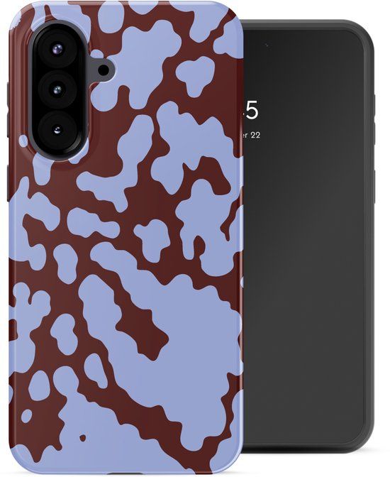 Selencia Hoesje - Geschikt voor Samsung Galaxy A57 (5G) - Backcover - Moo'd Lavender Glow