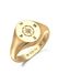 KUZZOI - Ring - Heren Zegel kompas in 925 sterling zilver - Heren