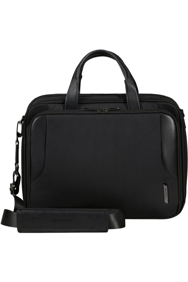 Samsonite XBR 2.0 15.6" Laptop Briefcase - Black, Expandable, Recycled Polyester