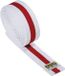 Kwon Clubline ceinture blanc/rouge/blanc