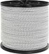vidaXL Cordes élastiques 6 mm noir et blanc PP et caoutchouc