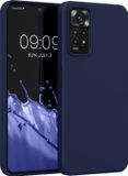 kwmobile telefoonhoesje geschikt voor Xiaomi Redmi Note 11 Pro / Redmi Note 12 Pro 4G - Hoesje met siliconen coating - Smartphone case in deep ocean