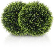 HOMCOM Set van 2 kunstmatige vormsnoeiballen, uv-bescherming, 45 cm, groen
