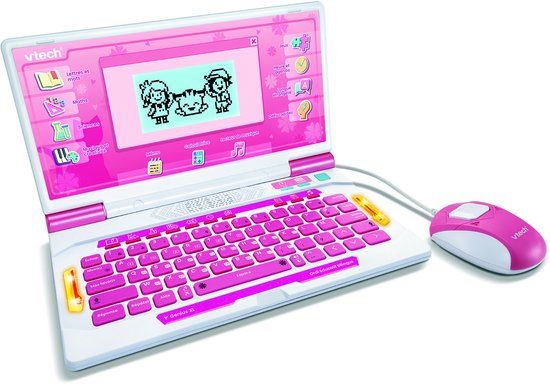 VTech Tweetalige educatieve computer Genius XL Roze