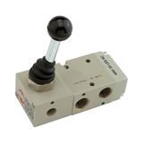 RIEGLER 106463-514.106 3/2-wegventiel, man. 90° hendel bistabiel G 1/2, 1 stk