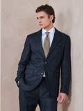Next - Heren - N. Premium getailleerd kostuumjasje van 100% linnen - Short - Blauw