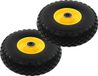 vidaXL - Steekwagenwielen - 3,00-4 - (260x85) - massief - PU - 2 - st