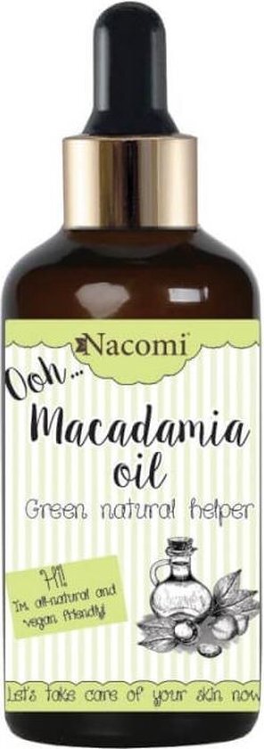 - Nacomi Macadamia Oil 100% Met Pipette 50ml